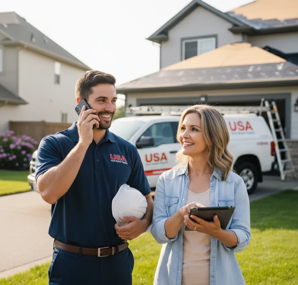 USA Roof Repair Experts customer support in Davenport
